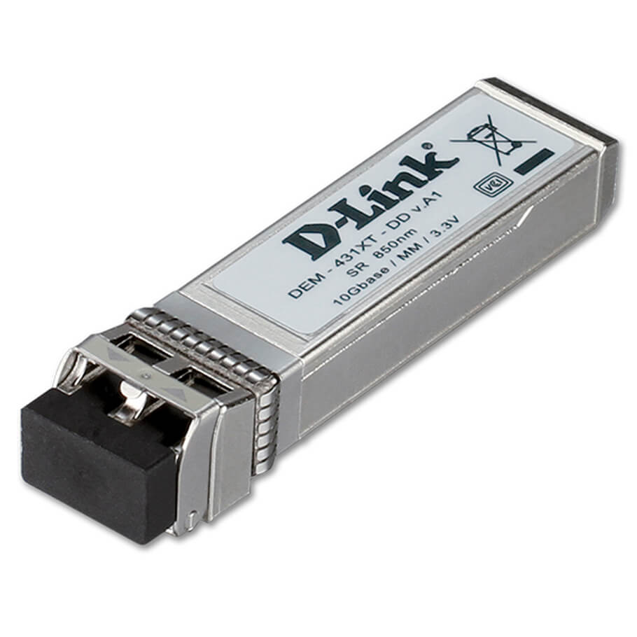 10GBASE-SR (Duplex LC) Multi-mode SFP+ Transceiver D-Link DEM-431XT